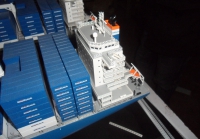 custom made model of Nile Dutch container ship